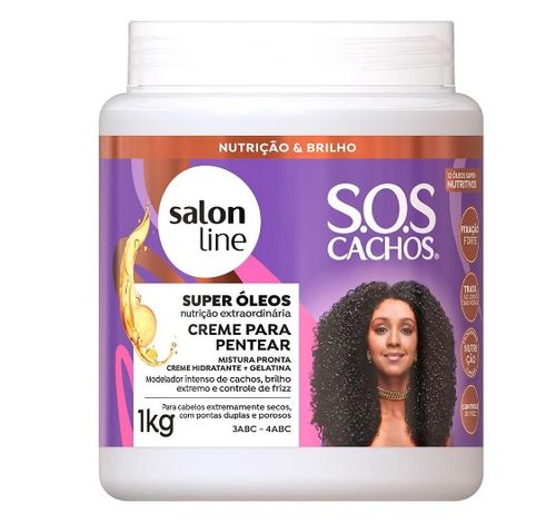 Creme de Pentear Salon Line S.O.S Super Óleos - 1kg