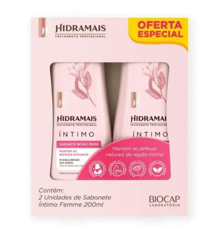 Kit Sabonete Íntimo Hidramais Femme - 400ml