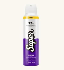 Desodorante Aerosol Feminino Super Cotton - 150ml