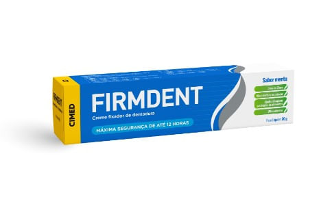 Firmdent Creme Fixador Dentadura Menta - 20g