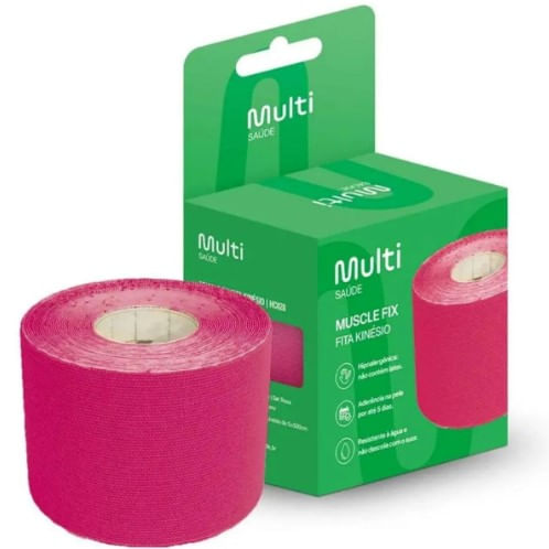 Fita Kinesio Rosa Rolo 5cmx5cm