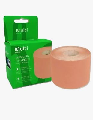 Fita Kinesio Bege Rolo - 5cmx5cm