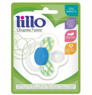 Chupeta Lilo Funny Xadrez Silicone - Tamanho 2