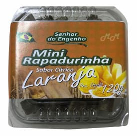 Mini Rapadurinhas Sabor Laranja - 120g