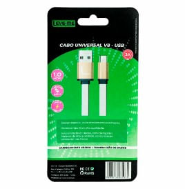 Cabo Universal V8 USB CT Encartelado