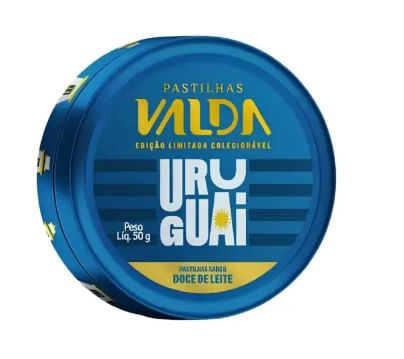 Pastilhas Valda Campeões Uruguai Doce de Leite 50g