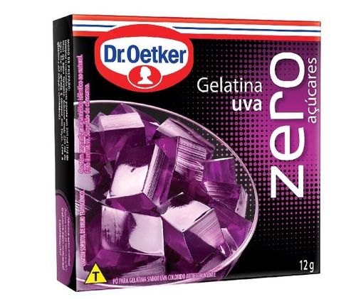 Gelatina Zero Uva - 12g