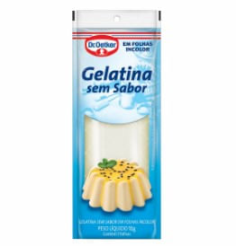 Gelatina Folha Incolor s/ Sabor