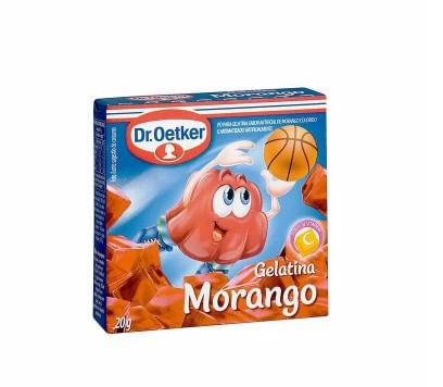 Gelatina Morango Oetker - 20g
