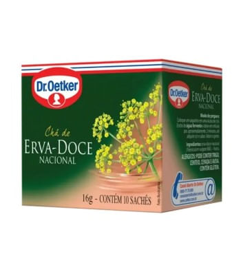 Chá Erva Doce Oetker - 10 Sachês