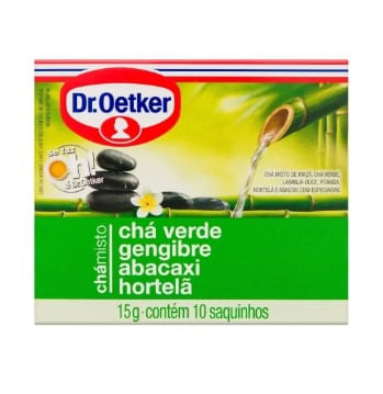 Chá Verde Oetker - 10 Sachês