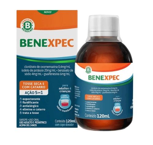 Benexpec Xarope 4,0mg - 120ml
