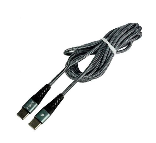 Cabo USB-C Duplo TYPE-C Turbo 65w - 2 metros