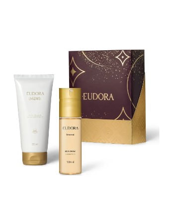Kit Eudora Imensi Body Spray 100ml + Loção Corporal 200ml