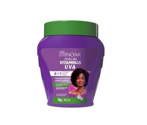 Máscara Inoar Poder das Vitaminas Uva - 1kg