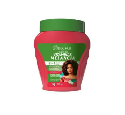 Máscara Inoar Poder das Vitaminas Melancia - 1kg