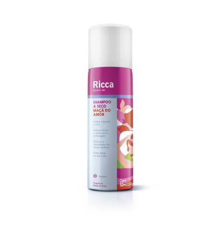 Shampoo a Seco Ricca Maça do Amor - 50ml