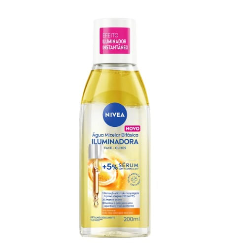 Água Micelar Nivea Iluminadora - 200ml