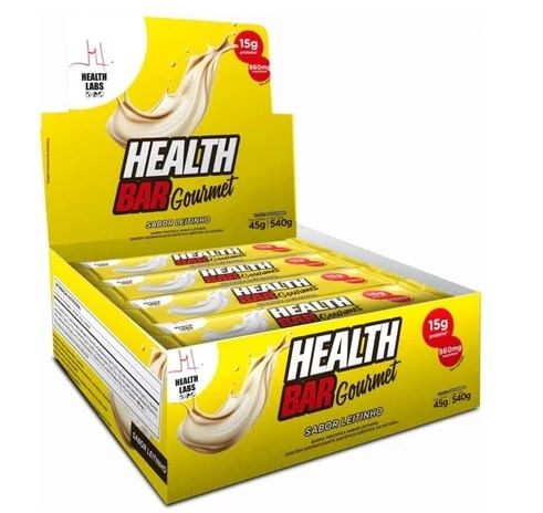 Barra de Proteína HealthBar Leitinho 45g