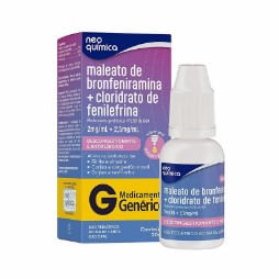 Brofeniramina + Fenilefrina Solução - 20ml