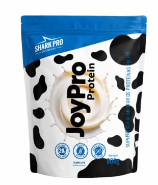 Whey Protein Joypro Shark Pouch Leite 900g
