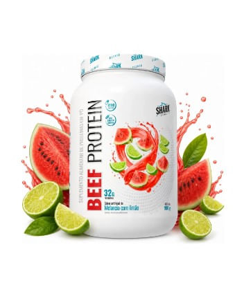 Whey Beef Protein Shark Melancia com Limão 900g