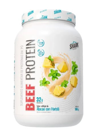 Whey Beef Protein Shark Abacaxi com Hortelã 900g