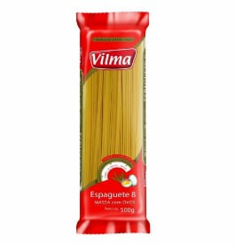 Macarrão Ovos Vilma Espaguete n8 - 500g
