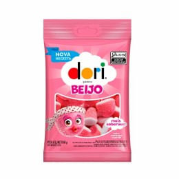 Bala de Gelatina Dori Beijo 60g