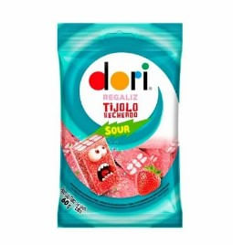 Bala de Gelatina Dori Tijolo 60g
