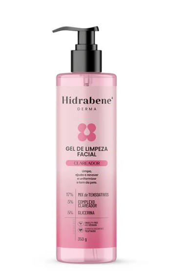 Gel de Limpeza Facial Hidrabene Clareador - 350g