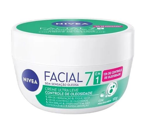 Creme Facial Nivea Controle Oleosidade 7 em 1 - 100g