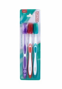 Kit Escova Dental Adulto Macia Singular Sortida - 3 Unidades