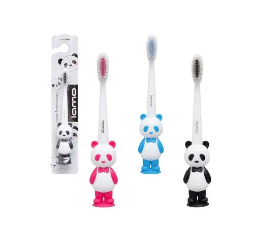 Escova Dental 6 - 12 Anos Macia Panda Sortida - 1 Unidade