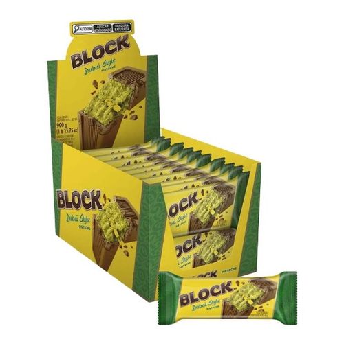 Chocolate Arcor Block Rech Pistache - 45g