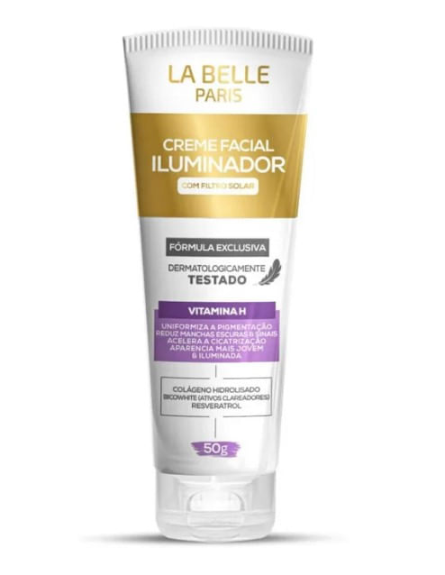 Creme Facial La Belle Paris Iluminador Com Filtro Solar - 50g