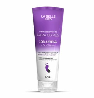 Creme Desodorante Pés La Belle Paris 10% Ureia + Glicerina - 100ml