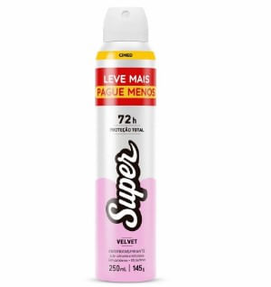 Desodorante Aerosol Cimed Super Velvet - 250ml