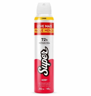 Desodorante Aerosol Cimed Super Berry - 250ml