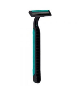 Kit Aparador de Barbear Verde 3 Lâminas + 3 Cargas