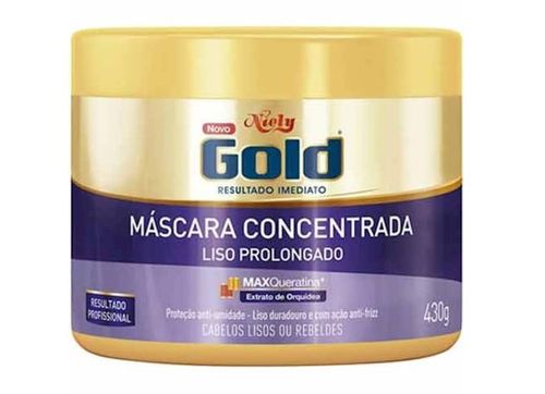 Creme Tratamento Niely Gold Liso Pleno - 430g