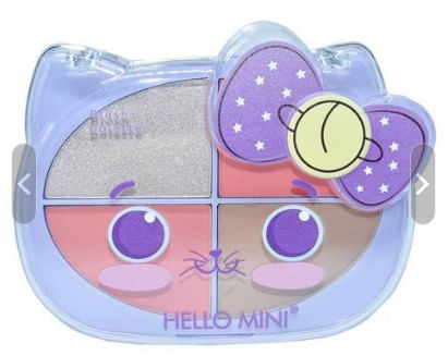 Paleta Hello Mini Gatinho Blush + Iluminador + Contorno X054