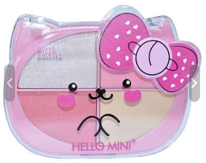 Paleta Hello Mini Gatinho Blush + Iluminador + Contorno X053