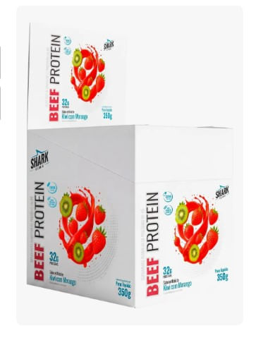 Whey Protein Beef Morango e Kiwi Sachê - 35g