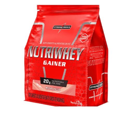 Nutri Whey Pouch Morango - 1,2kg