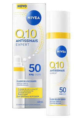 Fluído Diário Nivea Q10 Antissinais Expert FPS50 - 40ml