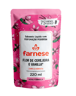 Sabonete Líquido Farnese Refil Flor De Cerejeira - 220ml