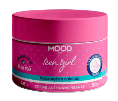 Desodorante Creme Antitranspirante Teen Girl Mood - 50g