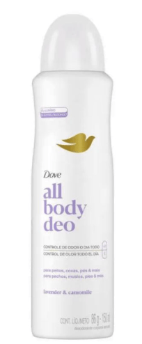 Desodorante Aerosol Dove All Body Deo Lavanda e Camomila - 150ml