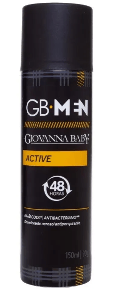 Desodorante Giovanna Baby Men Aerosol Active - 150ml